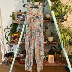 Vintage floral jumpsuit